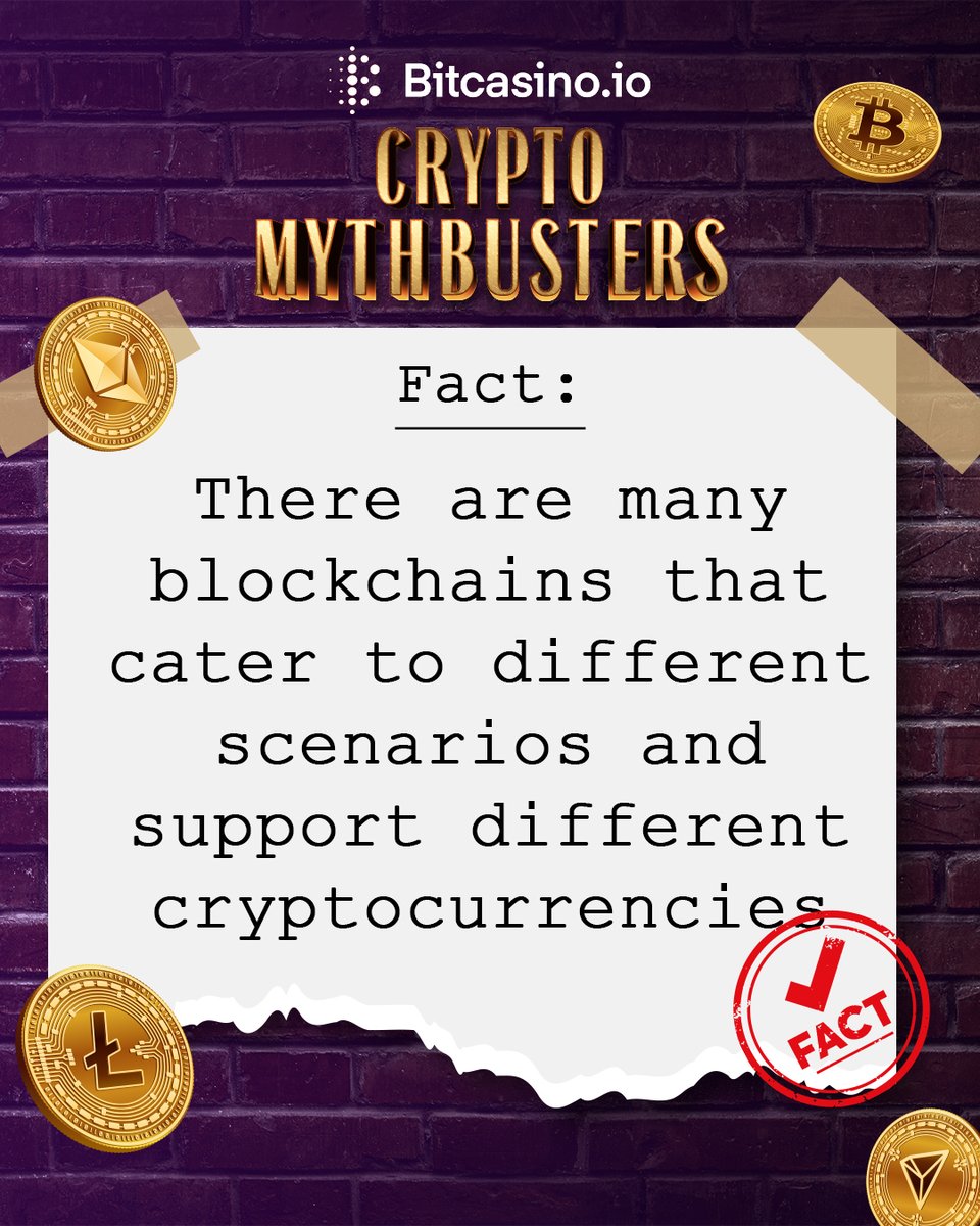 Bitcasinoio's tweet image. Myths are there to be 𝗕𝗨𝗦𝗧𝗘𝗗! 👊

Debunking another #Crypto myth just for you! 🔢

#CryptoMythbusters #Bitcoin #Cryptocurrency