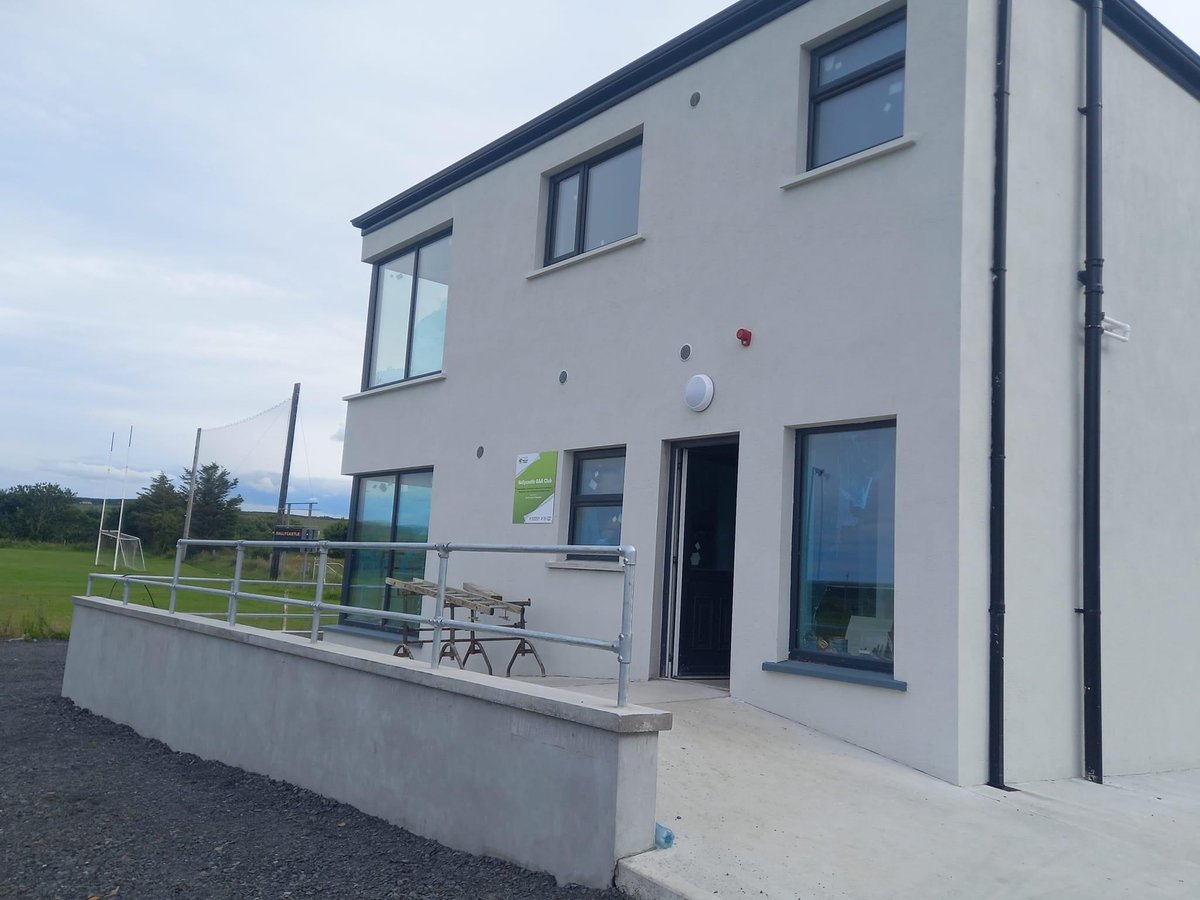 MickLoftus1's tweet photo. At 93 years my father Dr Mickey love of GAA has no bounds, 38 years after he opened the Tom Langan Park in Ballycastle he attended the opening of the new Clubhouse on Sunday, Eilish Ormsby Chairperson, Vincent Tomás  Secretary, https://t.co/MBxfSPjmUL