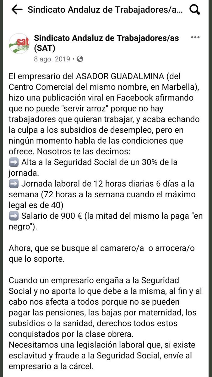 josemanavarro's tweet photo. Asador Guadalmina, en San Pedro Alcántara.

Drama en dos actos 👇🏼 https://t.co/Y78wrRTyfo
