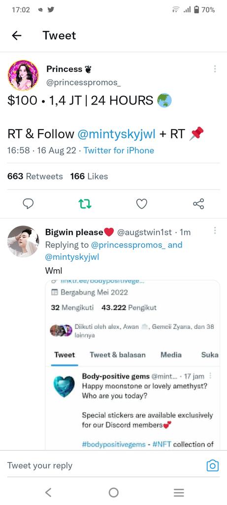 LanieBoyo's tweet photo. @princesspromos_ @mintyskyjwl https://t.co/NA0mNyidAB