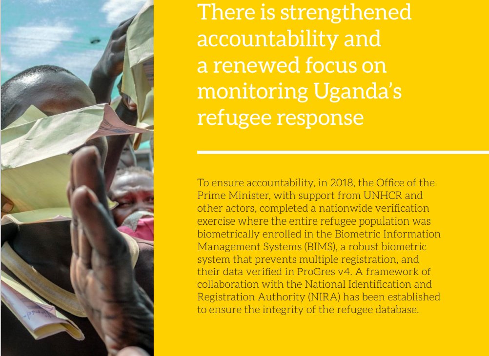DYK: The Government of Uganda and its partners have created systems to strengthen accountability and monitor Uganda's refugee response. Read more facts👇