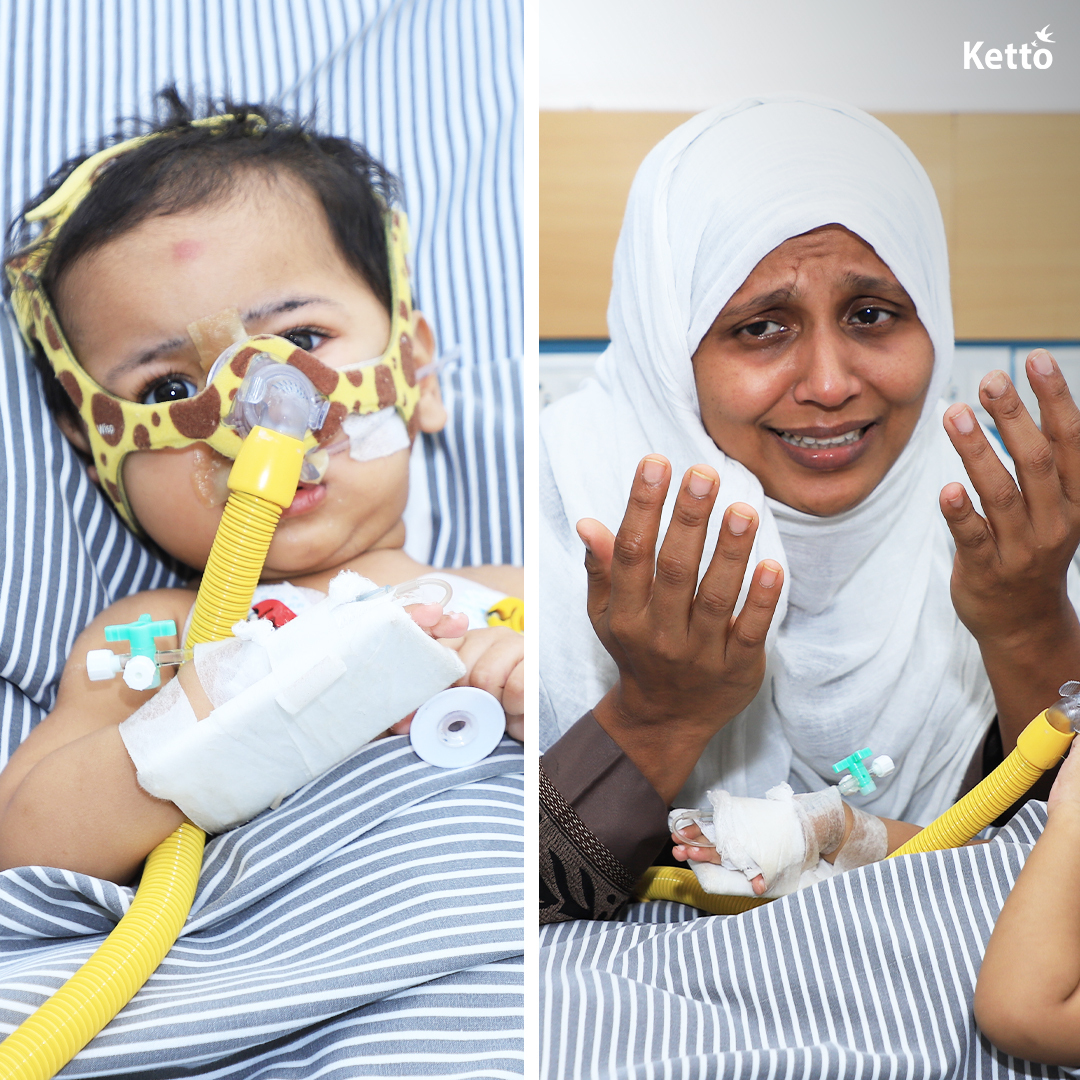 ketto's tweet photo. "Allah! I have lost two children to spinal muscular atrophy &amp; now my 1-yo daughter is battling it too. While other children her age are crawling &amp; playing with their toys, she is fighting this fatal disease &amp; slipping further away from me."

Please help: https://t.co/3wXpoGNv1n https://t.co/7DoXFIuZLa