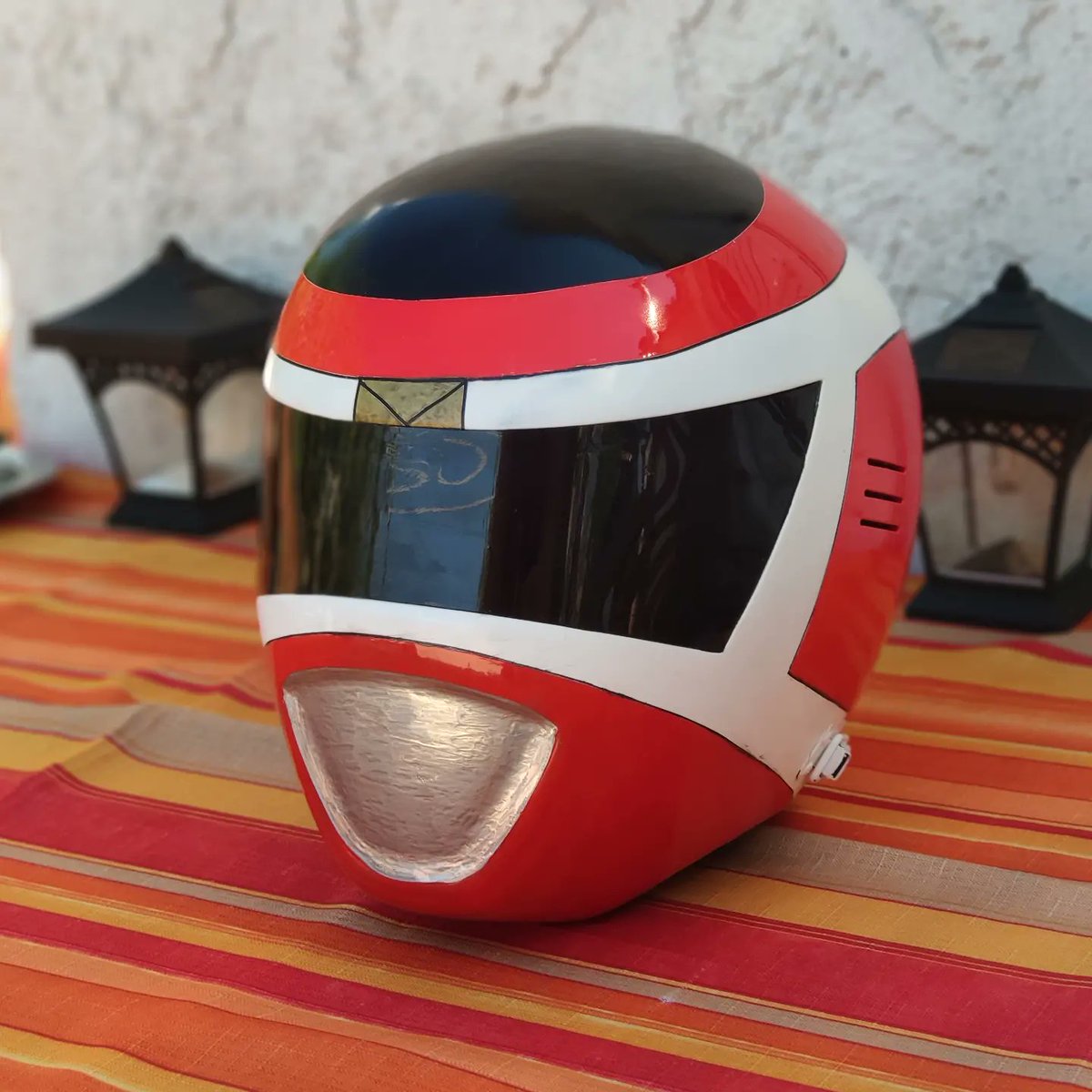 giolever3d's tweet photo. Let's rocket!  In Space Red! 

This helmet is for me! Had some mouth issues on that but I guess no one is perfect ! May I will fix that in the future! 

#3dprinted #prop #saban #powerrangers #supersentai #inspace #red #megaranger #helmet #art #3dhelmet #3dprintedhelmet https://t.co/8IaBhXaGJN