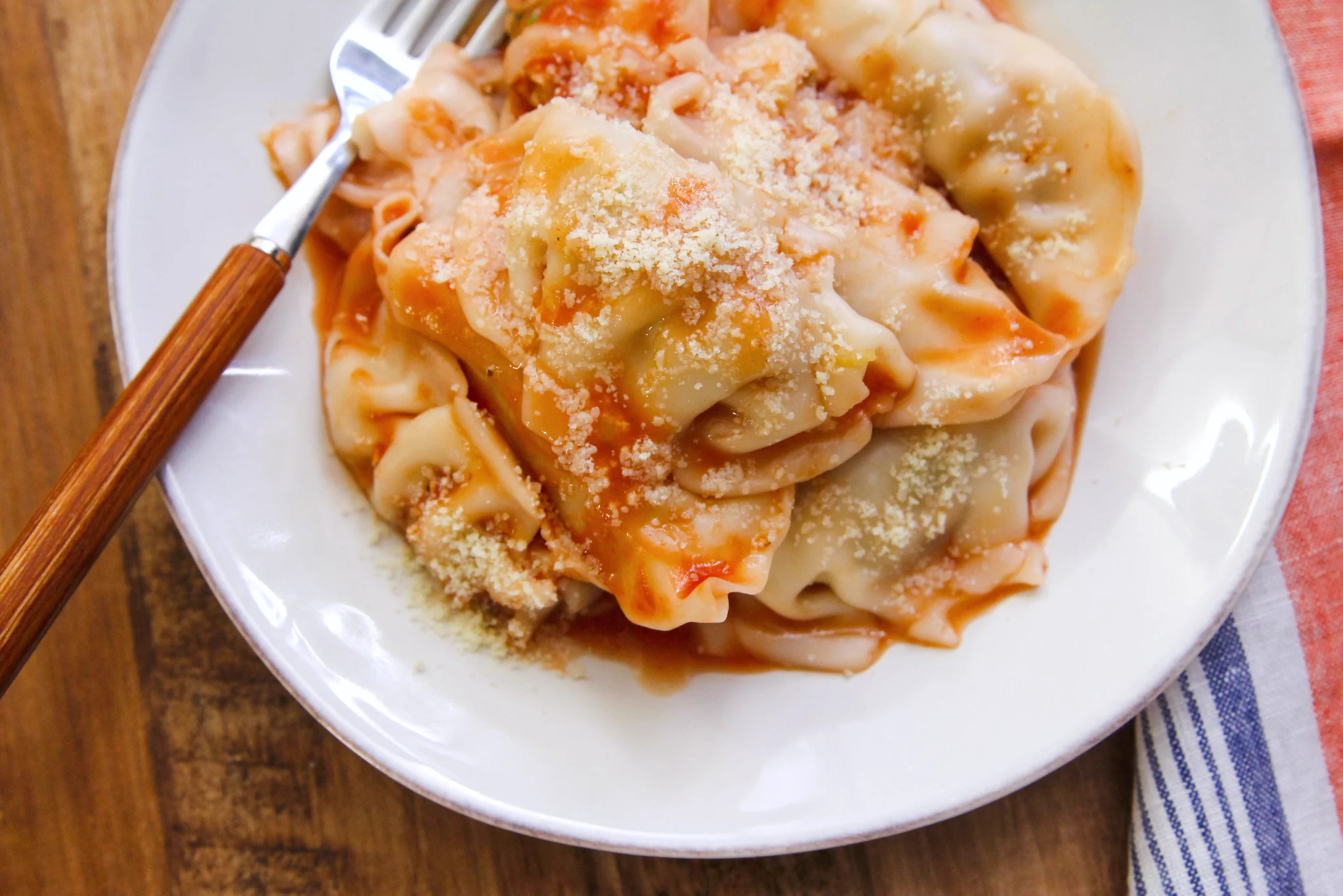 生パスタ感覚で食べられちゃう？！冷凍餃子･冷凍水餃子のとっても美味しそうなアレンジレシピ！