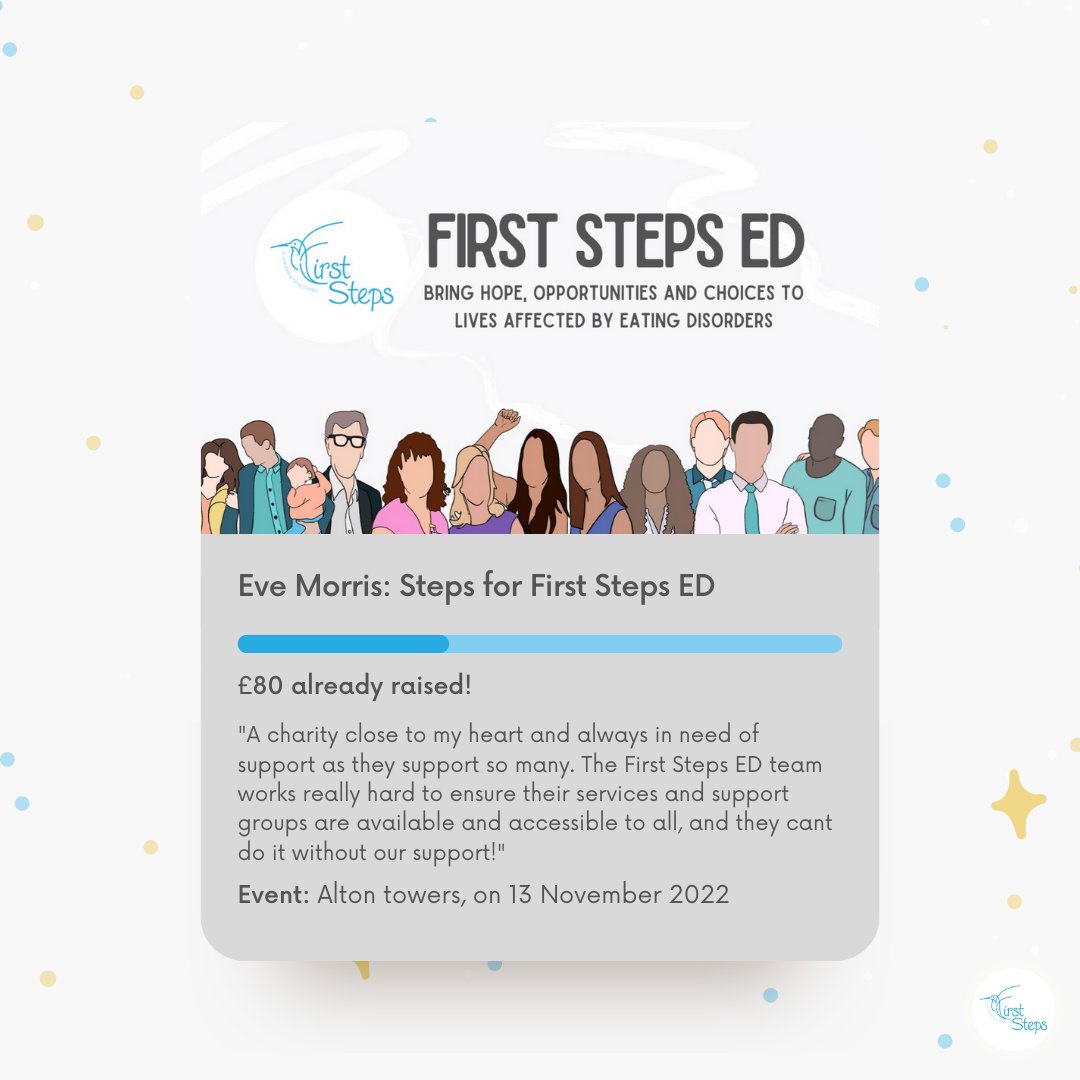 FirstStepsED's tweet photo. "A charity close to my heart and always in need of support as they support so many. The First Steps ED team works really hard to ensure their services and support groups are available and accessible to all..." #JustGiving

Learn more and donate at https://t.co/C2QOrWQf6L https://t.co/ahaEnmut4V