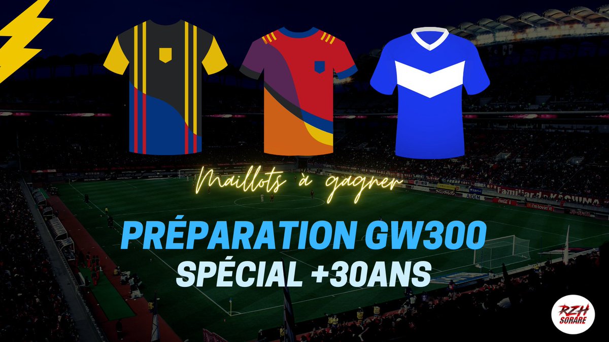 RzhGames's tweet photo. 𝐆𝐖𝟑𝟎𝟎 𝐒𝐏𝐄𝐂𝐈𝐀𝐋𝐄 +𝟑𝟎𝐀𝐍𝐒

🔸50 de L15 maximum
🔸30ans minimum (ou 30ans durant l'année 2022)

👉Les joueurs dispos en Europe, les matchs et prix : https://t.co/5jBC2HO5UI

#Sorare https://t.co/fqeQeSiff7