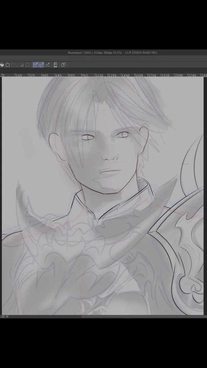 Larkinlaw22's tweet photo. Wip ---> My FF14 WoL 😬 
I dnt have much time after work 😭 https://t.co/PE3pgdZx42