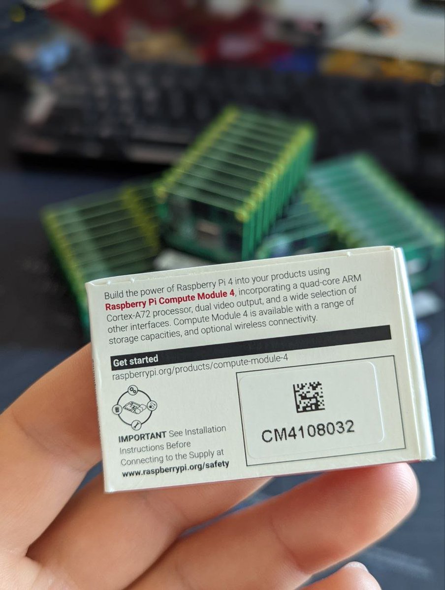 Merocle's tweet photo. Finally got a CM4 with 8GB RAM
another one )
Thanks to @rpilocator https://t.co/K7MzWwBf2a