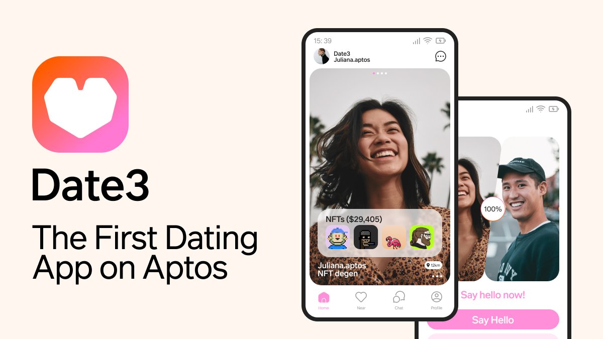 Date3 | the first dating app on Aptos tweet media