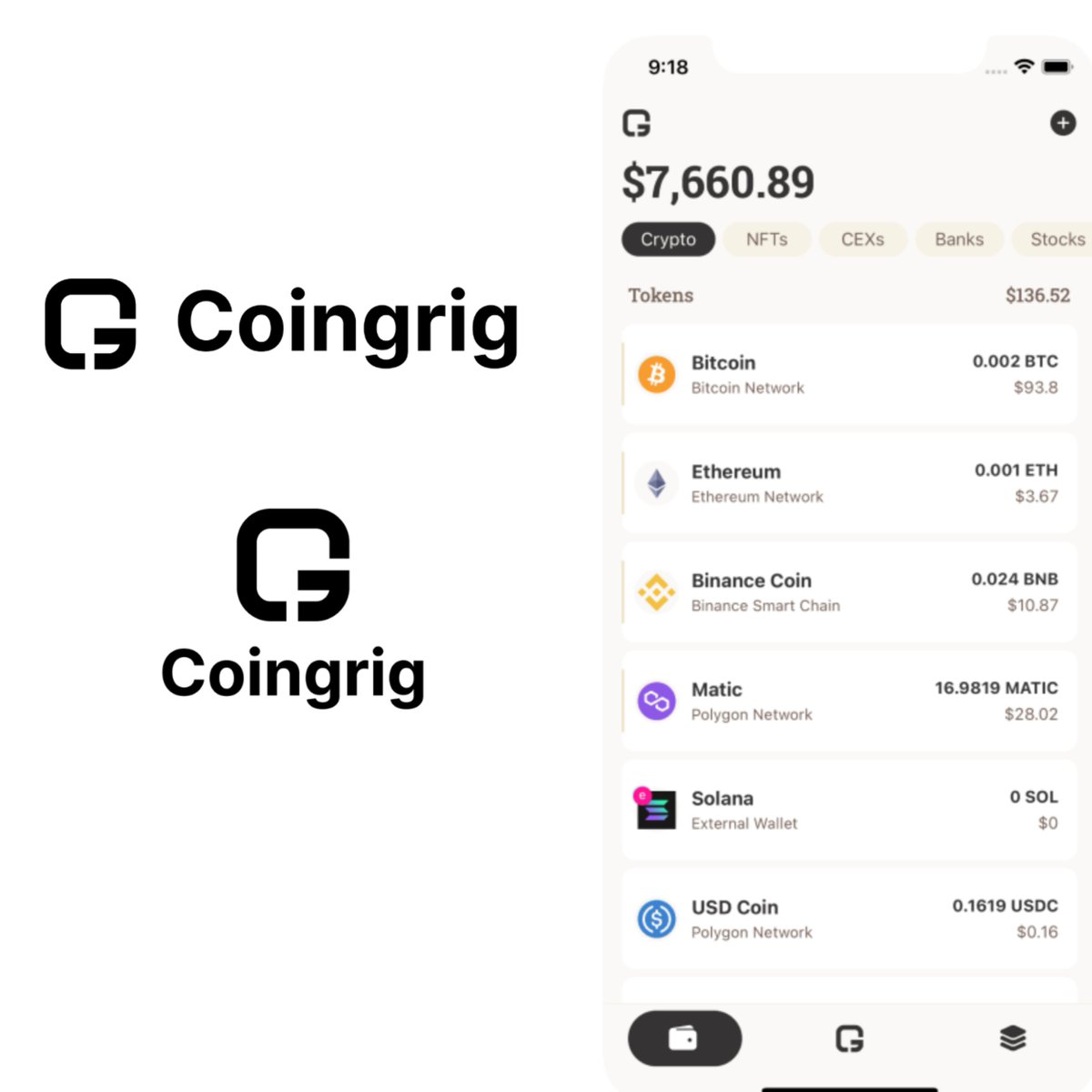 coingrig's tweet photo. For crypto users, it's so easy to use because of it multiple functionalities to support multiple chains. Download Coingrig to make your Crypto Journey easy.

#cryptocurrencies #cryptos #finance

Download on both iOS and Android 👇
https://t.co/XMEFjTOEmR https://t.co/g1bflCKh7P