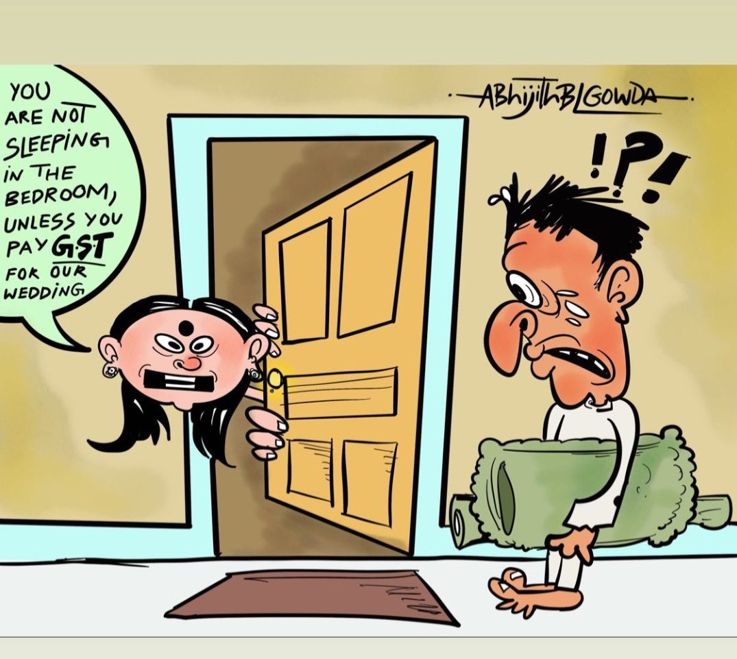 AaKash__149's tweet image. Modi ji have a look at this couple...
#GST #ModiGift