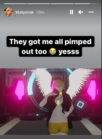 ProjectSpaceRC's tweet photo. 😅😅😅
Katyaonak's story reacting to his NFT model.

Also here's his Instagram Channel incase you want to see more of him!
https://t.co/oMYxq7XaKG
🌴🌴🌴🌴🌴

#fun #pimp #pimpout #instagram #instagramstories
#funny #modeling #3dmodeling #3D #NFT #stories #Influencer #PSRC #Ad https://t.co/hAFG7eLgNe
