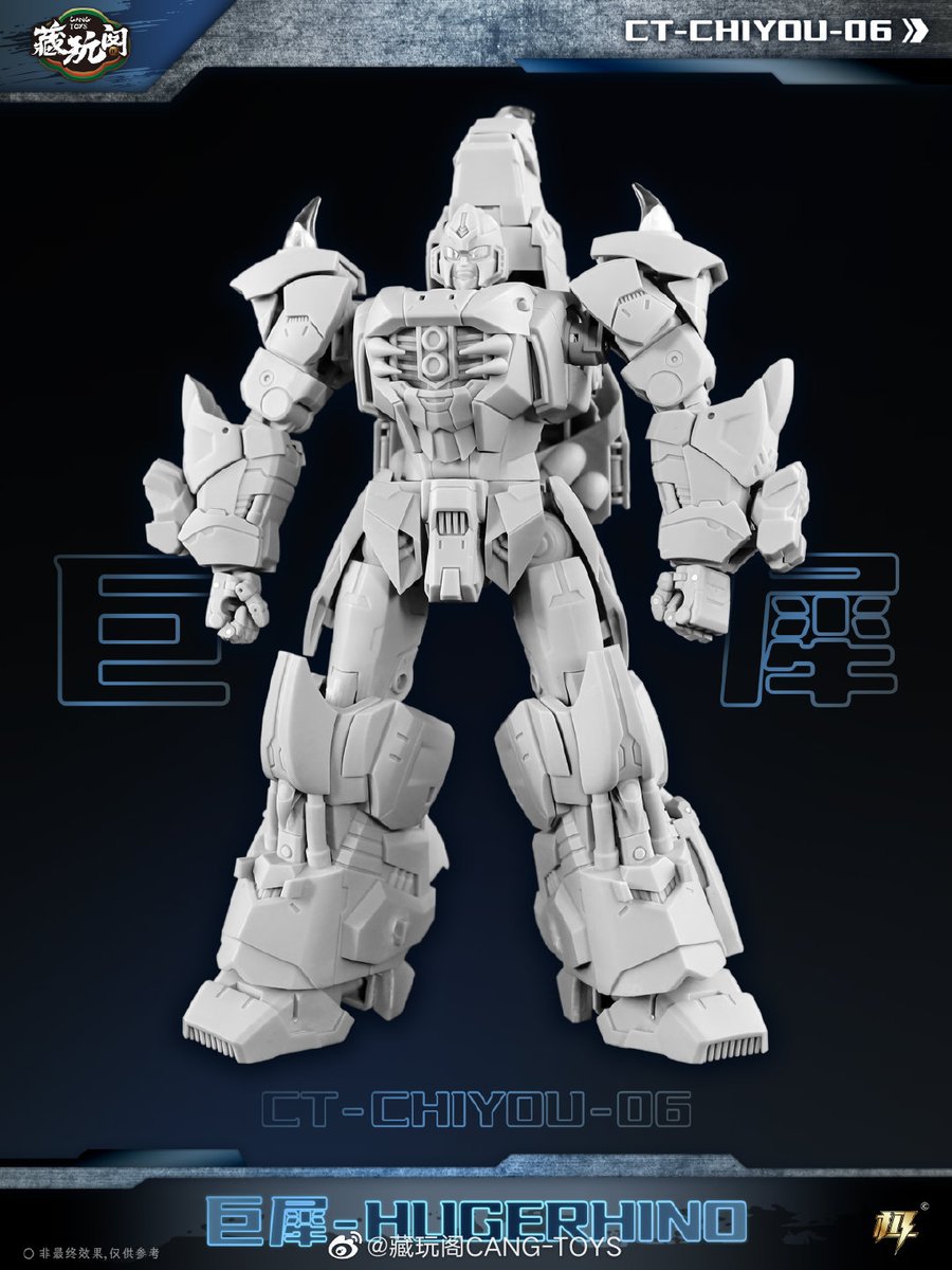 BombusbeeNet's tweet photo. 【Picture Upgrade】Cang Toys CT-Chiyou-06 Hugerhino Headstrong
Link:
https://t.co/lSDXcaEmzw
#CangToys #CTChiyou #CT06 #Hugerhino #Headstrong #Transformers #shuraking #dinoking #Transformerstoys #Transformerscollection #Transformersg1 https://t.co/ZMiaeEP7vA