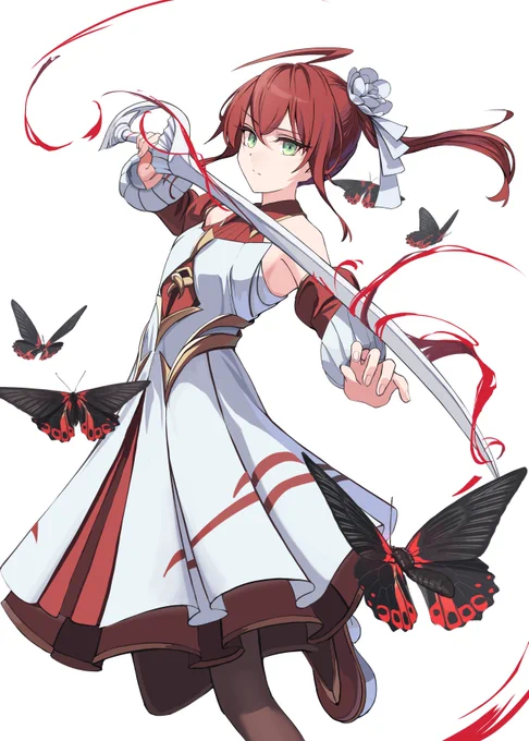 紅の剣乙女#ふたり武器 
