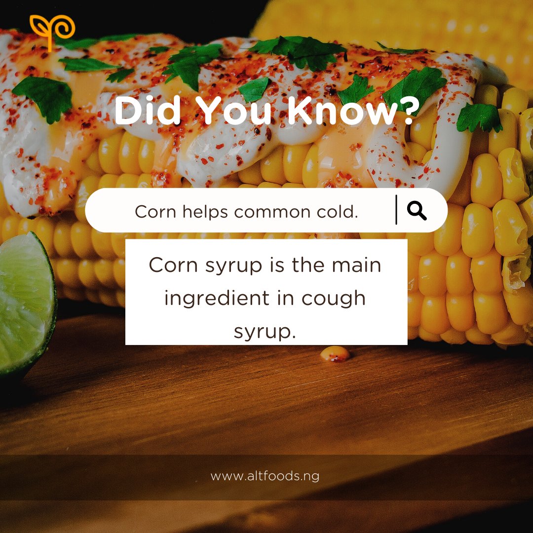 thealtfood's tweet photo. Now you know!
#AltFoods #AltGrits #natural #naturalfood #greattaste #food #foodie #african #nigerianfood #nigeria #nigerianfoodie #naija #nigerianfoodbrand #maize #didyouknow #cornstarch #foodforthought https://t.co/ogb772L7IQ