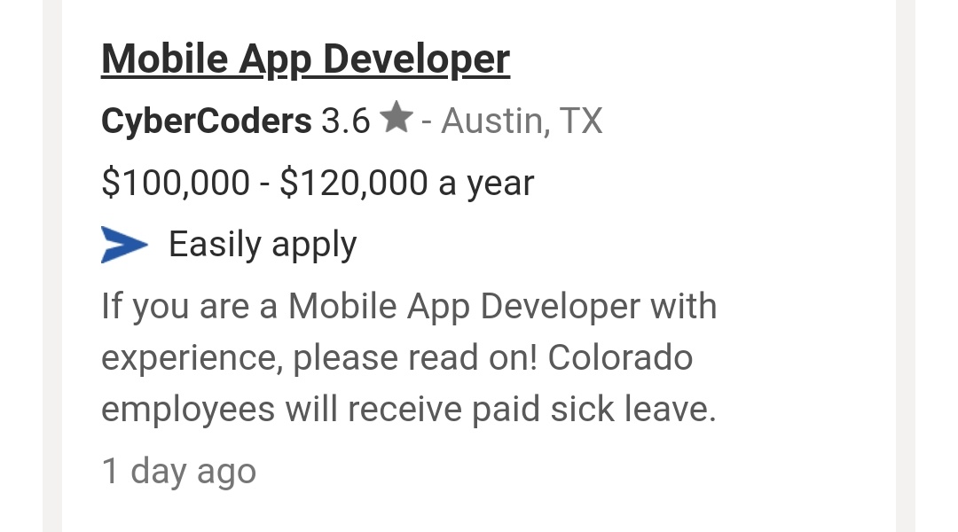 OSharaki's tweet photo. Coming from Germany, it scares me when things like "paid sick leave" are advertised as job perks in the US. https://t.co/8UOaA8ks3o