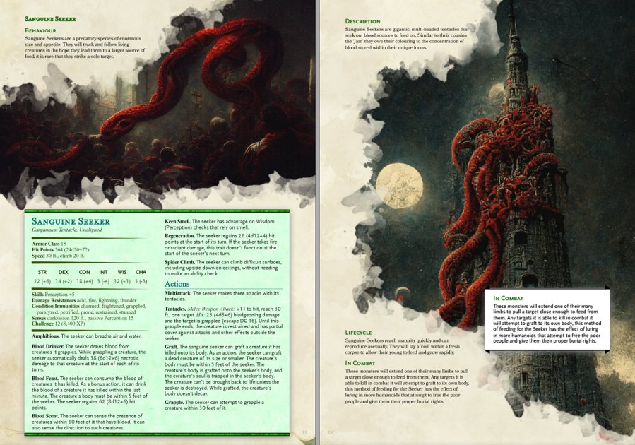 Omegabeard_'s tweet photo. If you're trying to horrify your players then why not do it with Tentacles? You can always say sorry after you've killed them, stolen their soul, and fled the scene.
#dnd #dungeonsanddragons
#dmsguild #5edition #homebrew
https://t.co/1e3jWj1fuV https://t.co/t2Yu3kAv6o
