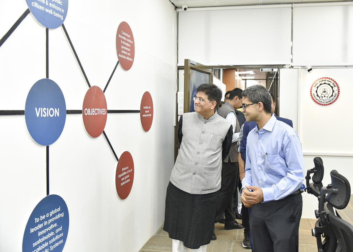 PiyushGoyal's tweet photo. जय अनुसंधान !

In line with PM @NarendraModi ji’s mantra of जय जवान, जय किसान, जय विज्ञान, जय अनुसंधान, inaugurated the Public Systems Lab today at IIT Delhi.

The launch marks the implementation of ‘Jai Anusandhan’ in the beginning of Amrit Kaal. https://t.co/njjUuOXnyu