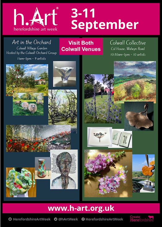 ColwallOrchard's tweet photo. @hArtWeek @cupceramics @missfiremetal Delighted to be one of two venues in Colwall ... https://t.co/0DwA6r783H