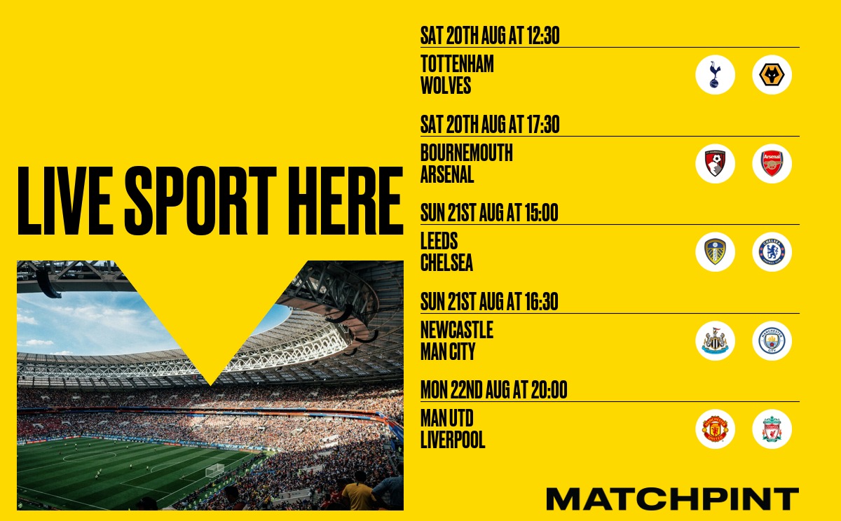 Start doing the chores in the house and building up brownie points for the weekend of sports at The Bedford ...

Love The Bedford xxx
matchpint.co.uk/en/bar/15844/t…