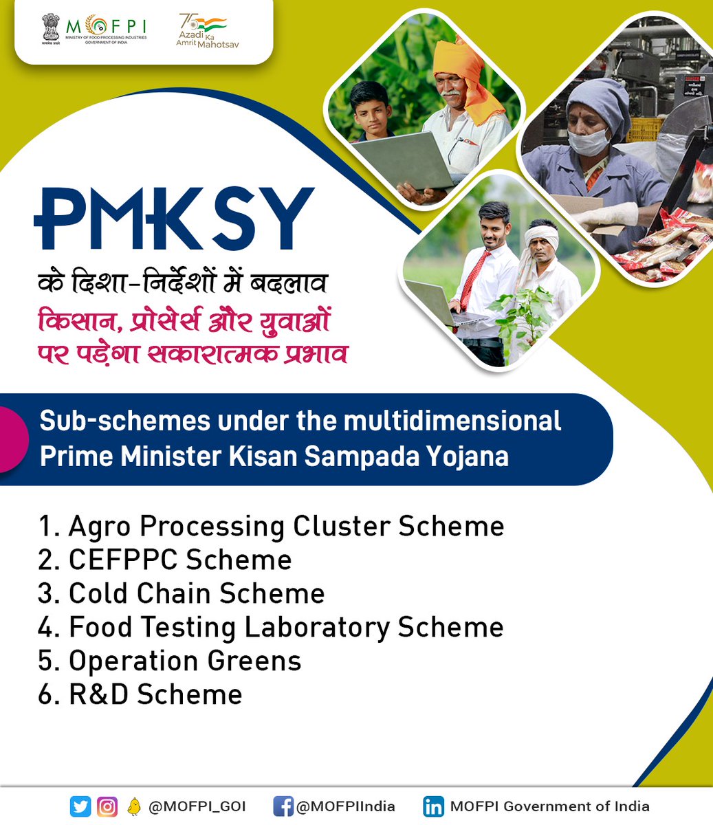 FOOD PROCESSING MIN on Twitter "MOFPI_GOI has issued revised