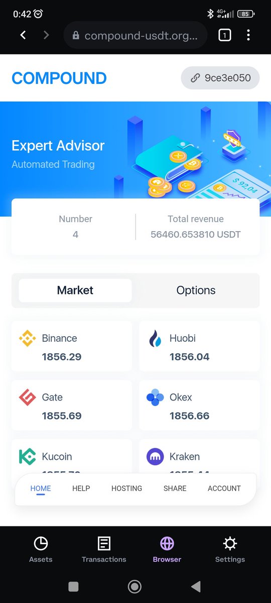 Compound-usdt.org link used in Defi wallet is scam.  They block funds under the pretext of a campaign.  If someone has also had their money blocked, get in touch.#cryptoscam #Crypto #kryptopodhod #USDTether #Coinbase #coinbasewallet
