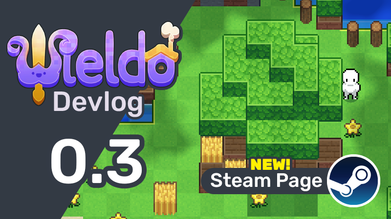 playwieldo's tweet photo. Version 0.3 has been released on @itchio! A new UI framework, a new art direction, different blocks, auto-saving worlds, control remapping and monsters 🐗

So much has changed ✨

You can play there:
https://t.co/mlp65R6YEn

#indiegame #gamedev #devlog https://t.co/Su2n1dKKv5