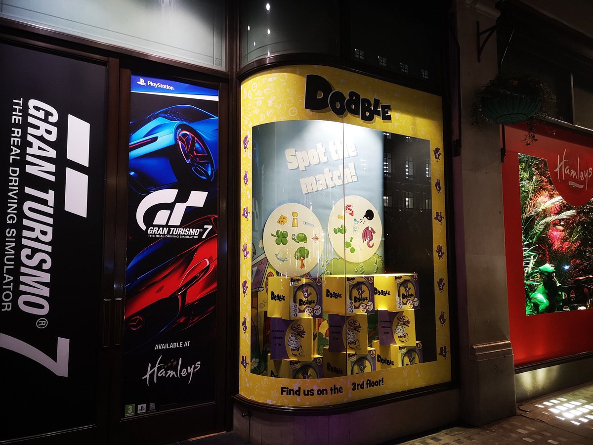 TheDeltaGrp's tweet photo. CASE STUDY: Asmodee Hamley's
Our Display team were invited by #Asmodee to assist with a campaign at #Hamleyโs Toy store to showcase their card game #Dobble. The designer at Asmodee gave us excellent feedback! #empoweringimagination #thedeltagroup See more https://t.co/fgCNsWfNo0 https://t.co/1yx5ZOrDfB