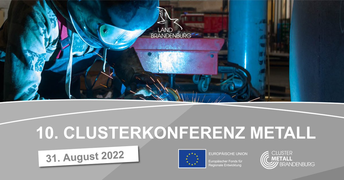 WFBBrandenburg's tweet photo. Industrielle #Transformation gestalten – um dieses Thema dreht sich alles bei der 10. Clusterkonferenz Metall #Brandenburg am 31.08.2022 an der @th_brandenburg. Außerdem wird der diesjährige @brandenburgeri Metall verliehen.
Jetzt anmelden: https://t.co/TjH5yflFMG
#MetallBB https://t.co/3CpxMDH7Xo