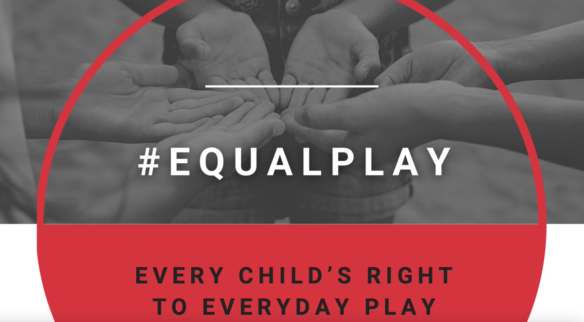 Public #playgrounds are a haven for #children especially for those from the 1 in 8 households without gardens (1 in 5 in London). They're essential spaces just for them, dedicated to #play: bit.ly/3w6GlnZ
#EqualPlay #LetsPlayFair #SummerOfPlay #mentalhealth #PlayMustStay