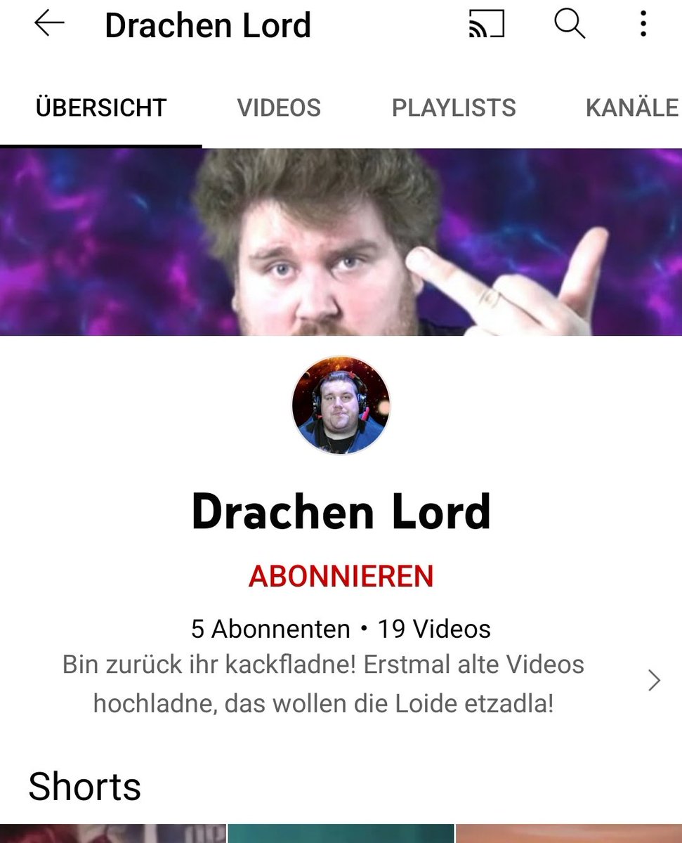 #drachenlord is back....