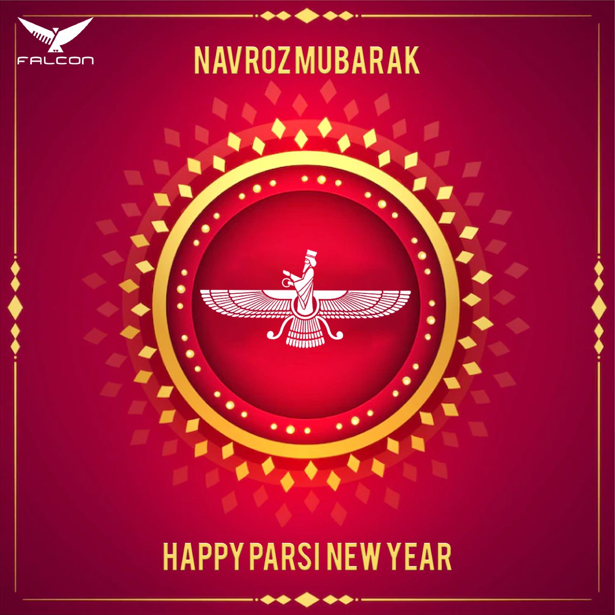 FalconSolCo's tweet photo. Greetings on Parsi New Year. May the coming year be filled with joy, prosperity and good health. Navroz Mubarak! https://t.co/U9kIPopALM