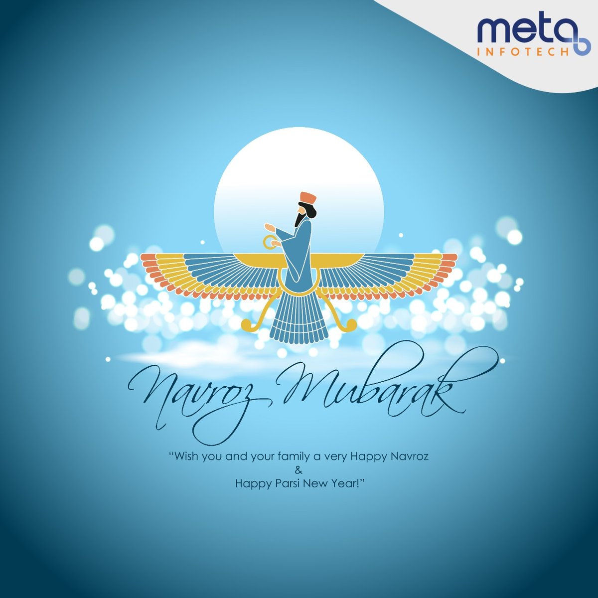 MetaPvt's tweet photo. Sending you the warmest wishes for the lucky year. Wishing you a Happy Pateti from  Meta Infotech.

#navroz #parsinewyear #navrozmubarak #parsi #nowruz #celebration #newyear #parsifood #novruz  #persian #food #nawruz #mumbai #parsis #india #ecelebration #maharashtra #parsinewyear https://t.co/U9mzBsxcOb