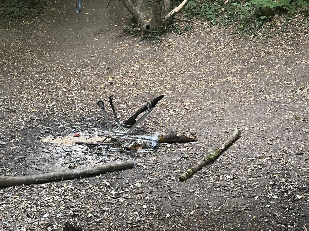 Heresthebears's tweet photo. ⁦@canterburycc⁩ dumped at #larkey woods broken glass #grotspots #canterbury https://t.co/bbjkTYnNwP