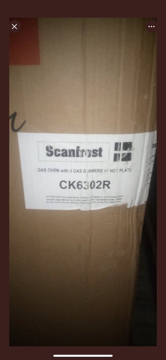 Brand New Scanfrost gas cooker oven with 3 burner and 1 hot plate available for sale

PRICE:130,000(Price reduction)
LOCATION: Ajah
DEFECT: None

Available for immediate pick up
Send a dm or call 07036245685

#LIVCRY Liverpool #Assuwhy Nunez Chizzy Phyna Mr Macaroni Nigeria