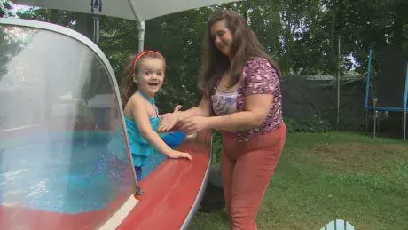 CBCNS's tweet photo. Dartmouth woman transforms 1970s speedboat into 'beautiful' backyard pool https://t.co/6kKHRW4Uf6 https://t.co/71FwiMFcuF
