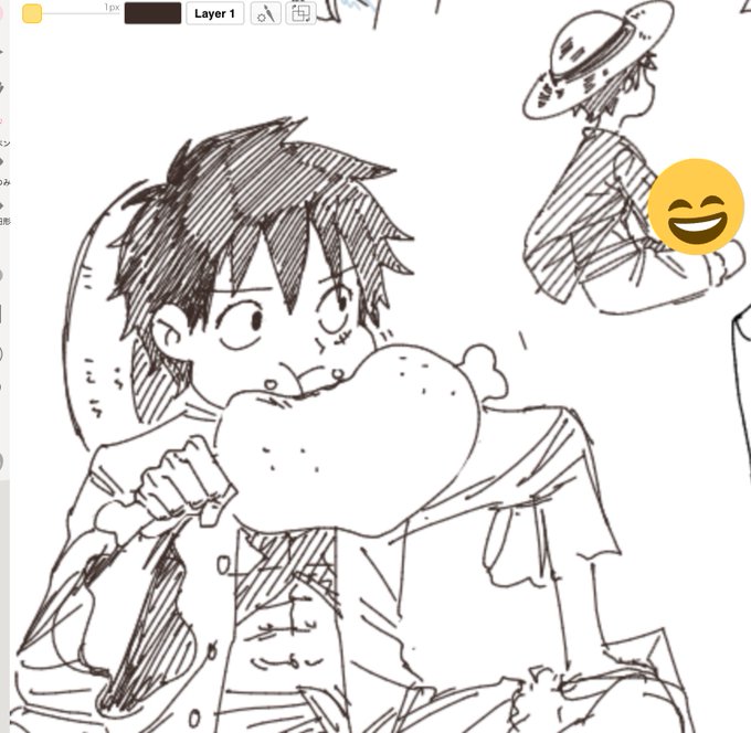 RED見に行きたいな〜と思いながら落書きをした 