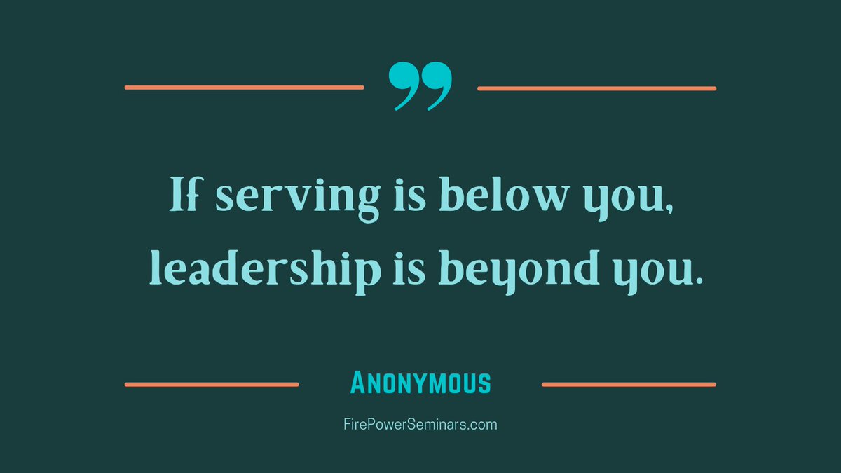 FirePowerSeminr's tweet photo. A leader makes a choice to serve, sowing seeds that benefit and empower many.
#leaders #mindset #inspire #empower #lead #give #choices #tuesdayvibe #tuesdaymotivations https://t.co/SSo4gtQDgT