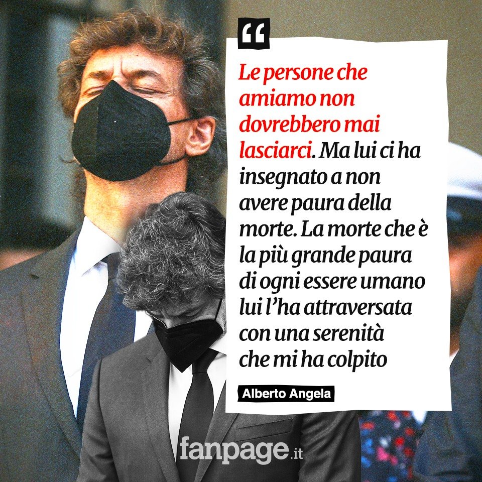 fanpage's tweet photo. "A mio modo di vedere continuerà a vivere. Dove? Vi chiederete. Certamente nelle trasmissioni, i libri, i dischi, ma a mio modo di vedere continuerà a vivere in tutti quei ragazzi che cercano l'eccellenza, in quei ricercatori che provano ad andare a meta", ha detto Alberto https://t.co/YBH1wvQHCQ