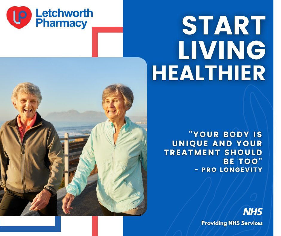 letchworthpharm's tweet photo. Live healthier for longer.

The @longevity_pro philosophy states that:

"Your body is unique &amp; your treatment should be too."

#PrecisionNutrition is the way forward!
https://t.co/Uk96yclv6i 
#PreDiabetes #BloodSugar #ProLongevity https://t.co/sOTVjv72On