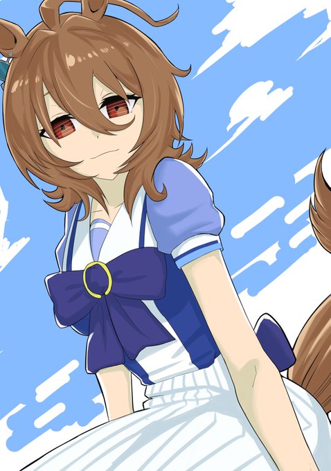アグネスタキオンに見下ろされる 