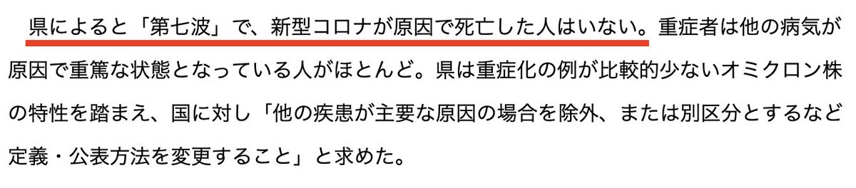 JPN_Doctors's tweet photo. 「第7波で毎日200人亡くなっている」「重症を経ずに軽症から亡くなる」などと医クラは煽りますが、実際はこういうことです。
実際にコロナ病棟を見ていれば分かるはずですが、それでも煽るのは病棟を見ていないか、見てるのに嘘をついてるか。どちらにしても悪質です。
https://t.co/XgJsCZyjie https://t.co/hMI8Yu5nOA