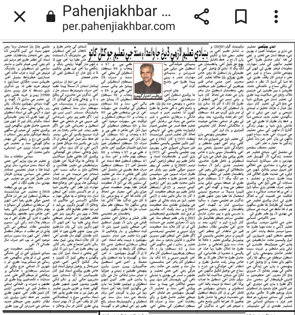 Prof Akhtiar Ghumro PhD tweet media