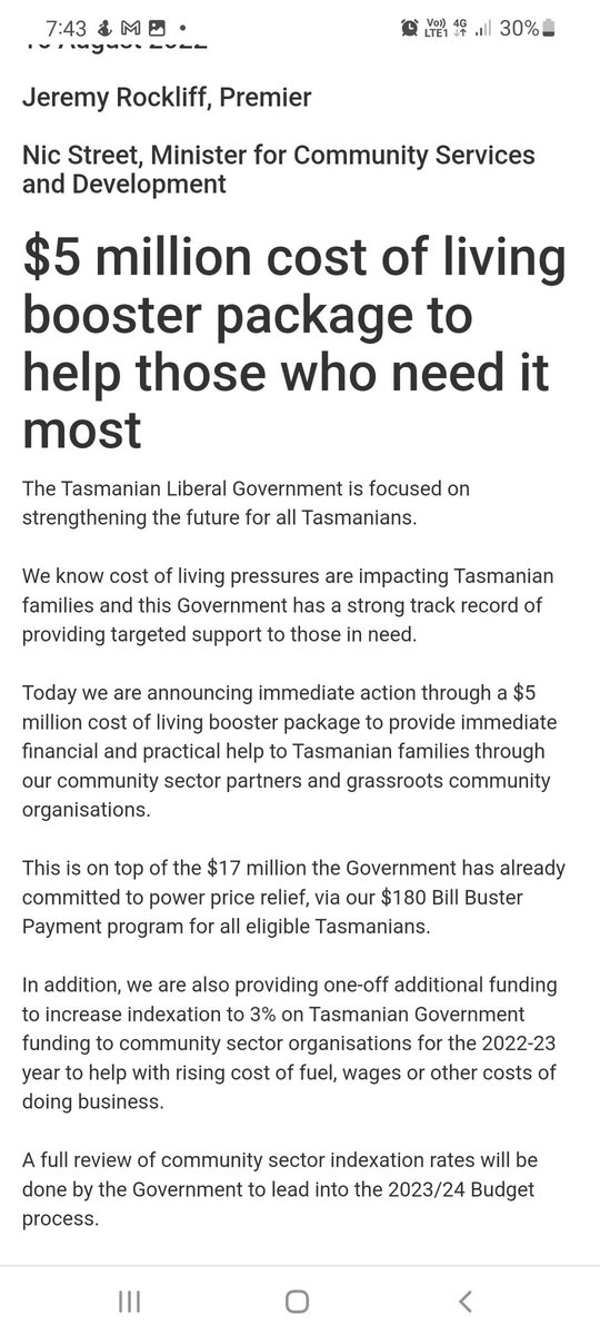 Sam_Batchelor1's tweet photo. An increase for community services grants &amp; an indexation review is welcome news..but with increased demand on these outsourced services &amp; workers not wanting wage cuts/job losses what will the 3% cover? Bit like putting $10 in the tank &amp; hoping you can roll down a hill #politas https://t.co/6o14detk3X