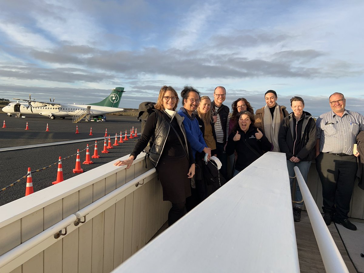 With a minor 24 hr delay in our flight, this team hit the ground running for the Festival of Science on Rēkohu/Wharekauri/Chatham Island…