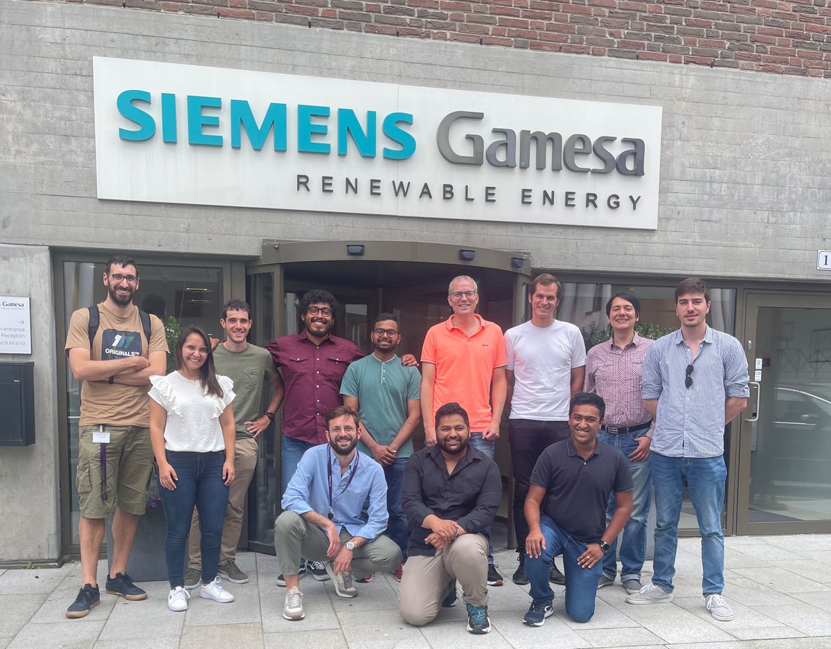 vki_vonkarman's tweet photo. At the beginning of August, seven ESRs from the zEPHYR project carried out a joint secondment at Siemens Gamesa Renewable Energy in Denmark. They visited the Høvsøre and Østerild prototype test centers.
#inea #h2020 #earlystageresearcher #secondment #offshore #windenergy #noise https://t.co/o95ueh6dLQ