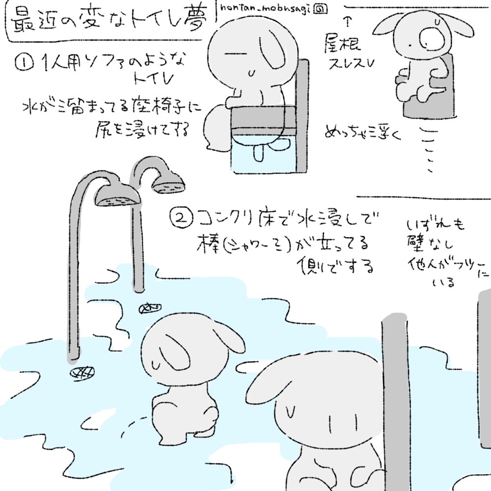 変なトイレ夢シリーズ 