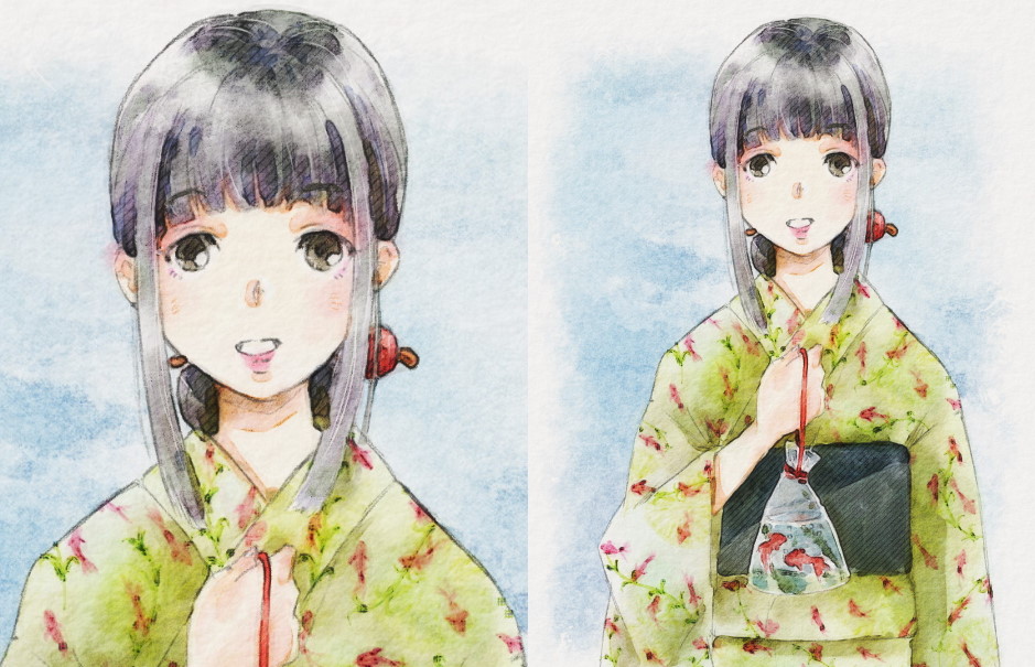 chara_ta's tweet photo. 久しぶりにイラストを更新しました。いつものデジタル水彩使用です（笑）https://t.co/RJqv1gB9gA https://t.co/dBHEwCtrGk