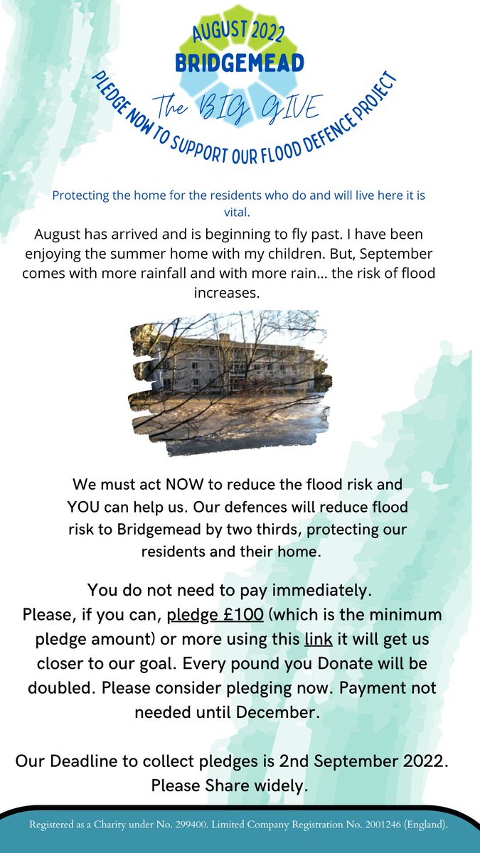 BCBridgemead's tweet photo. https://t.co/RLXcLCGC9e
We have two weeks to go to find a few more people to pledge £100. We can provide sponsor forms if you want to do a sponsored walk, sponsored silence, wear a silly outfit to work, get an extreme hair cut. 
Pledge today - You have until December to raise it. https://t.co/zlxV2MoBP8