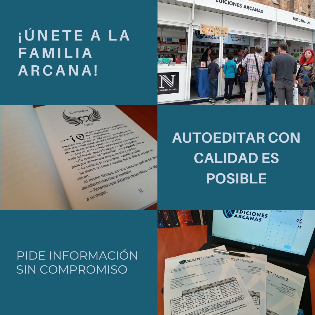 Edic_Arcanas's tweet photo. #VALORAMOS,
#CORREGIMOS,
#PUBLICAMOS
Y #DISTRIBUIMOS #TULIBRO. ☺️
👉👉Entra en nuestra web: https://t.co/4A6QfQNqJX
👉👉O déjanos un comentario y te contactaremos.
También puedes mandarnos un mail:
👉👉edicionesarcanas@gmail.com
¡TODO SIN COMPROMISO! https://t.co/DDQBnc0gJp
